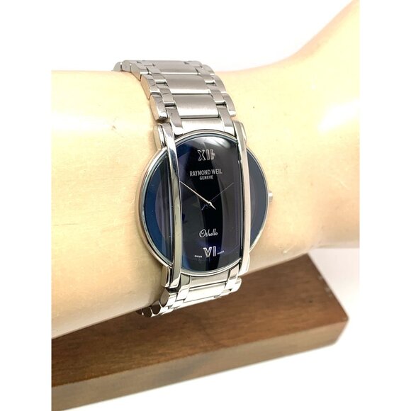 Raymond Weil Men's Watch 2010 Othello Swiss Quartz Blue Dial Silver Steel 37mm - Picture 11 of 14